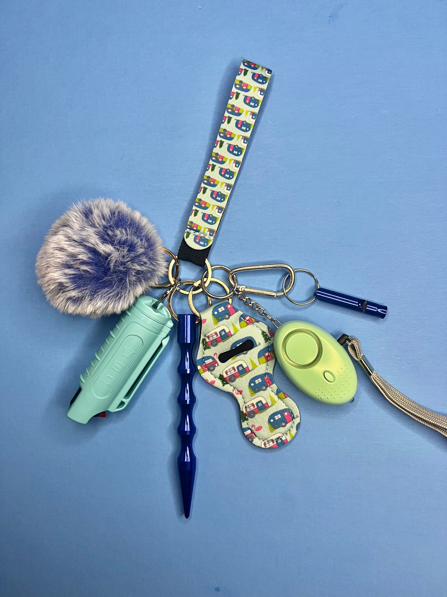 Patterned keychains